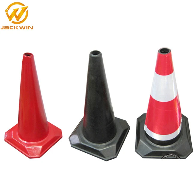 28inch Heavy Duty Rubber Reflective Traffic Safety Cones