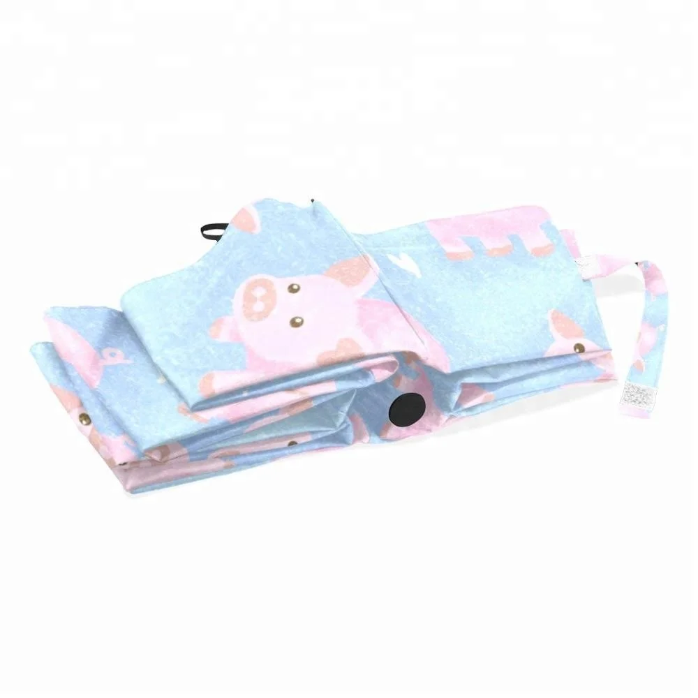 Небольшой легкий вес карман мини-капсулы алюминиевая рама 5 складной зонт