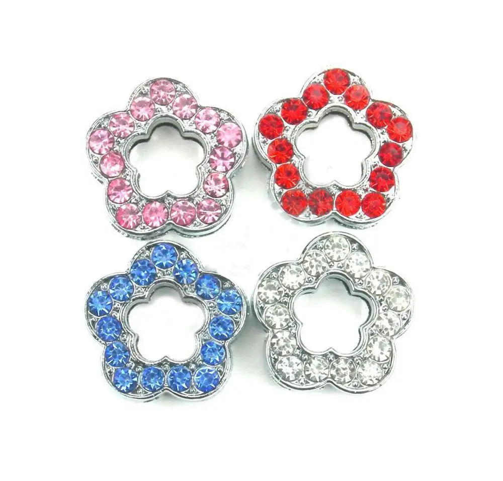 Wholesale Stocked 8mm 10mm Diy Jewelry Making Custom Heart Slide Bracelet Charm