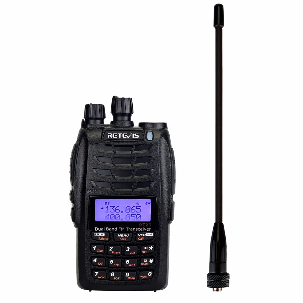 2017 Retevis RT23 Dual PTT Dual Receive Dual Band UHF VHF Cross-Band Repeater Radio Transceiver