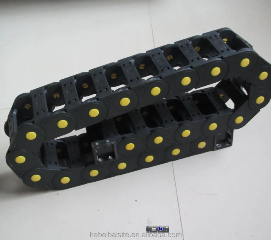 56 series plastic nylon cable electric drag chain for CNC machine