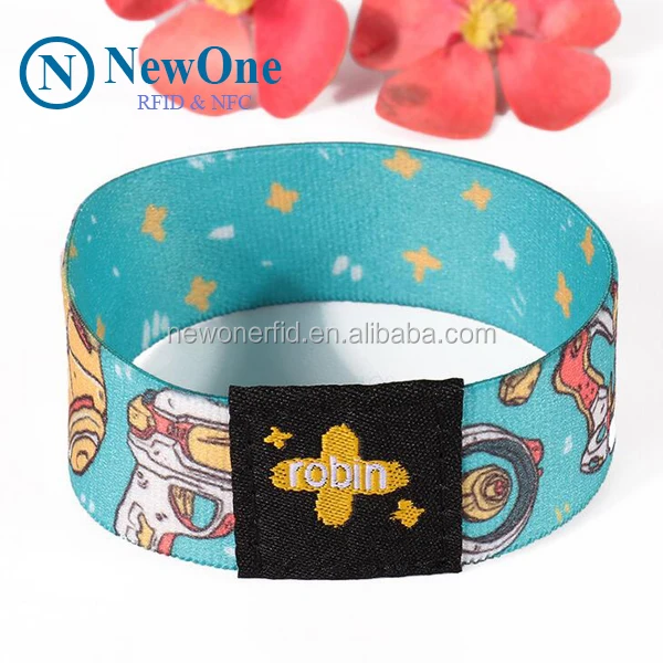 Factory Custom 13.56mhz NFC Festival bracelet disposable rfid wristband