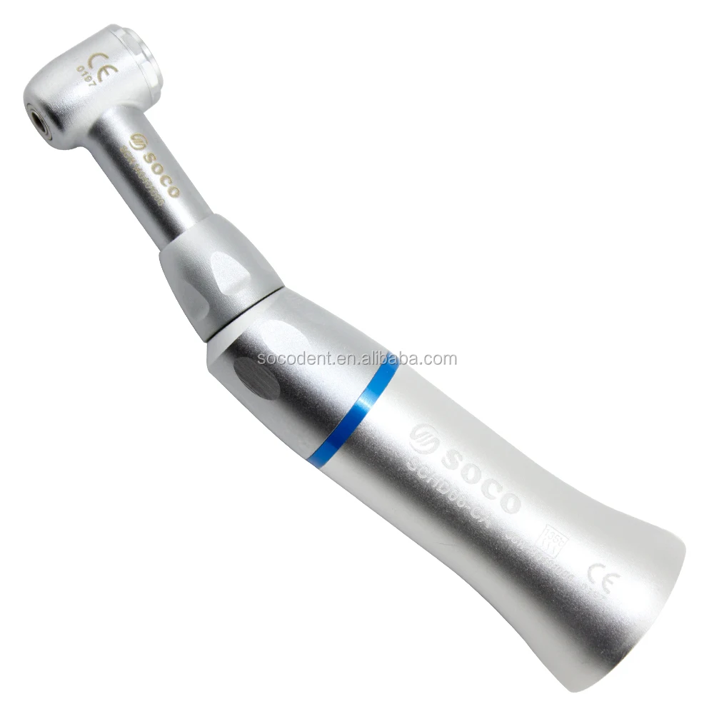 SOCO high quality dental low speed push button contra angle can fit FPB-EC