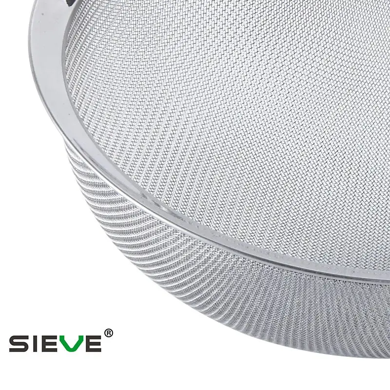 Premium Fine Mesh Strainer Home Usage Stainless Steel Colander & Strainers with Handle