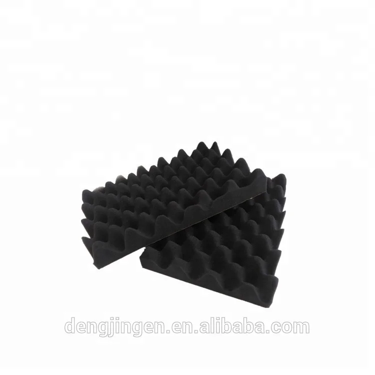 Factory Direct Supply Custom Black Soundproof Wave Acoustic Foam Panel
