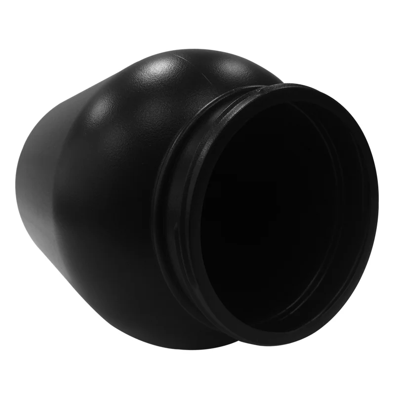 Black Wholesale Protein Powder HDPE Plastic Bottle Can