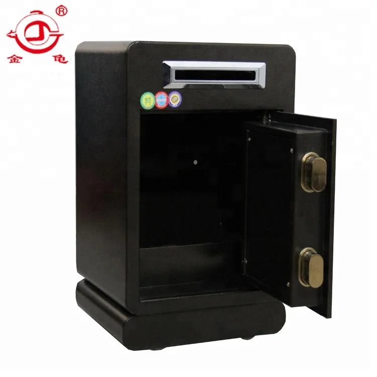 Fashion electronic digital iron cash safe drop box,safety boxes for money