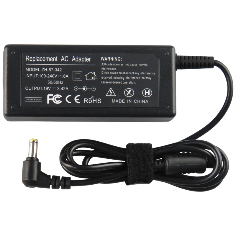 OEM Notebook Adaptor For Acer 65W AC Power Adapter 19V 3.42A 5.5mmx1.7mm Laptop Charger