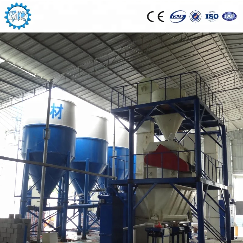 new type MG Ceramic Tile Adhesive Manufacturing Plant Automatic Dry  Mortar Production Line on sale
