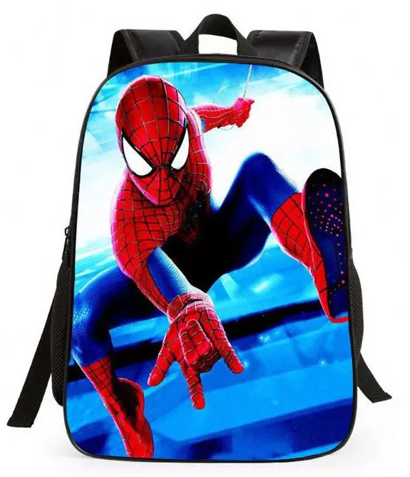 
16 inch Cartoon bags School Bags Kids Bag Spiderman Backpack 