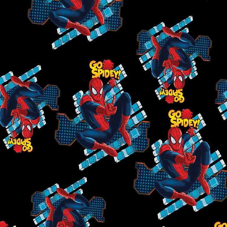 Hot sale digital printed custom design fabric knitting 95 cotton 5 spandex fabric Cotton animal print fabric for dress