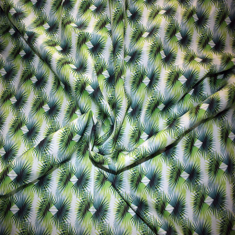 Hot Sale Printed 100% Polyester Microfiber Peach Skin Fabric For Garment