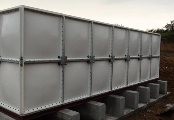 GRP SMC Fiber Glass Sectional Farming Water Tank Large Aquaculture Tanks 1500 m3 Storage Tank Rain 10000l