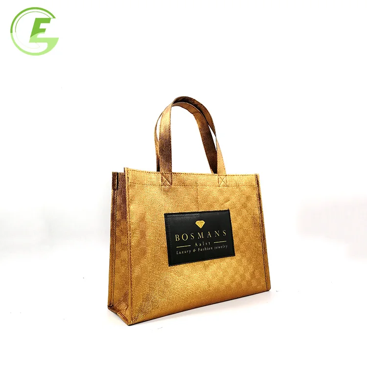 High Quality Non-woven Shopping Tote Bag Woven,special Pattern Non Woven Bag Crocodile Leather Bag Foldable Into a Small Pocket