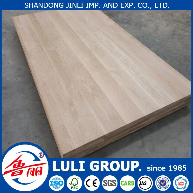 
white oak finger joint board and edge glued board 