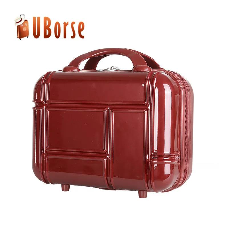 
Vintage style 4 piece abs trolley suitcase luggage, hard case plastic suitcase 