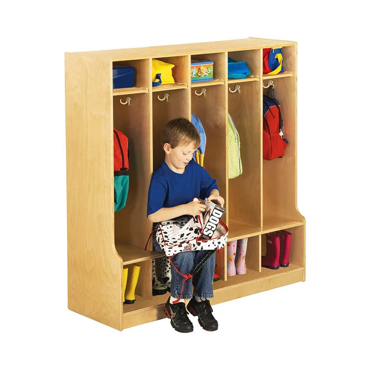 High quality preschool kindergarten furniture malaysia cubbies boys locker room bedroom furniture