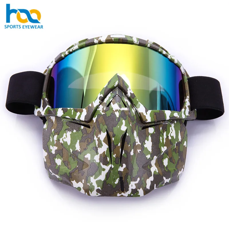 
Outdoor Anti Fog Double Lens Ce Military Paintball Mask 