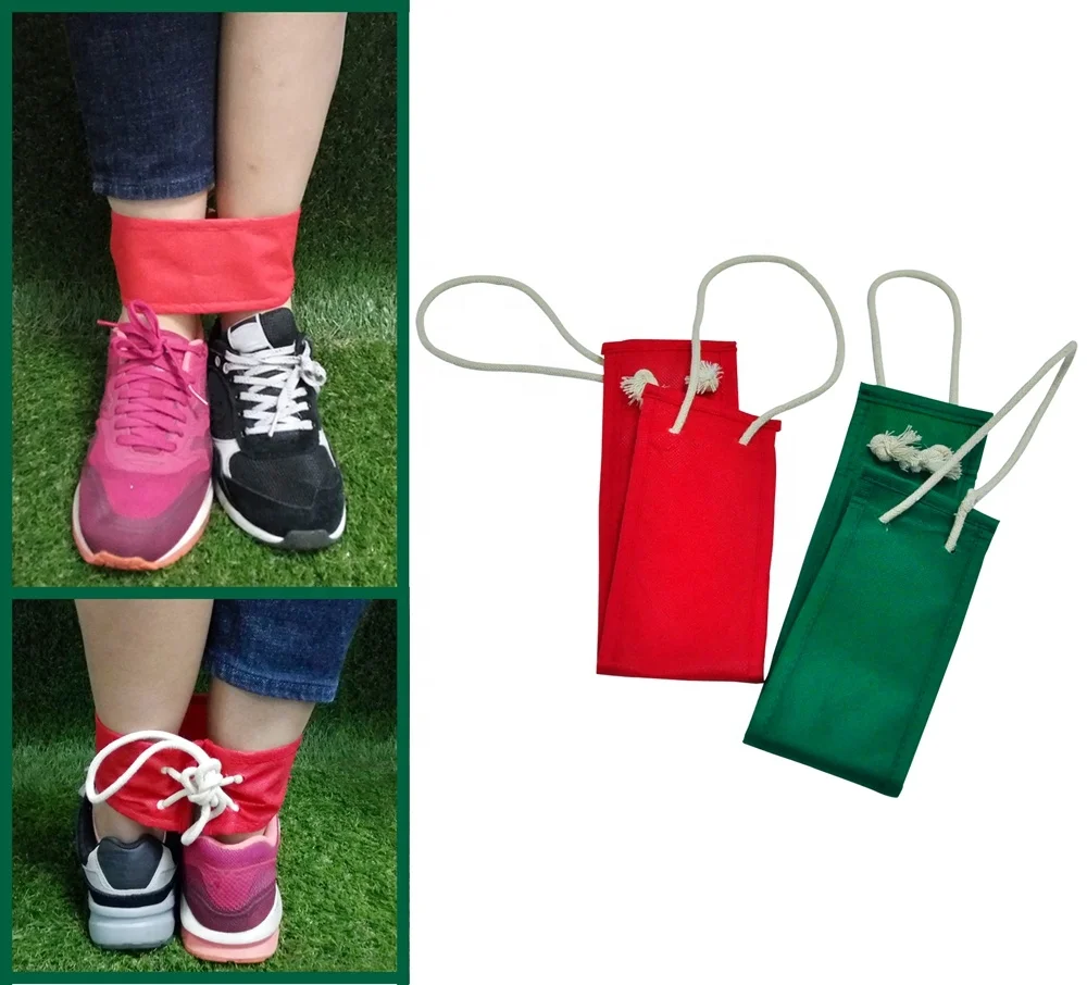 4 in 1 Party  Game Set Fun Outdoor Games Sack Jumping Race Bags For Kids