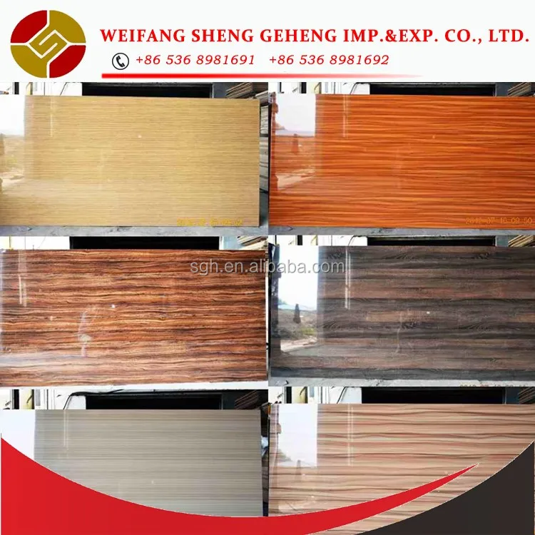 high glossy uv white laminated melamine mdf board /acrylic mdf panel