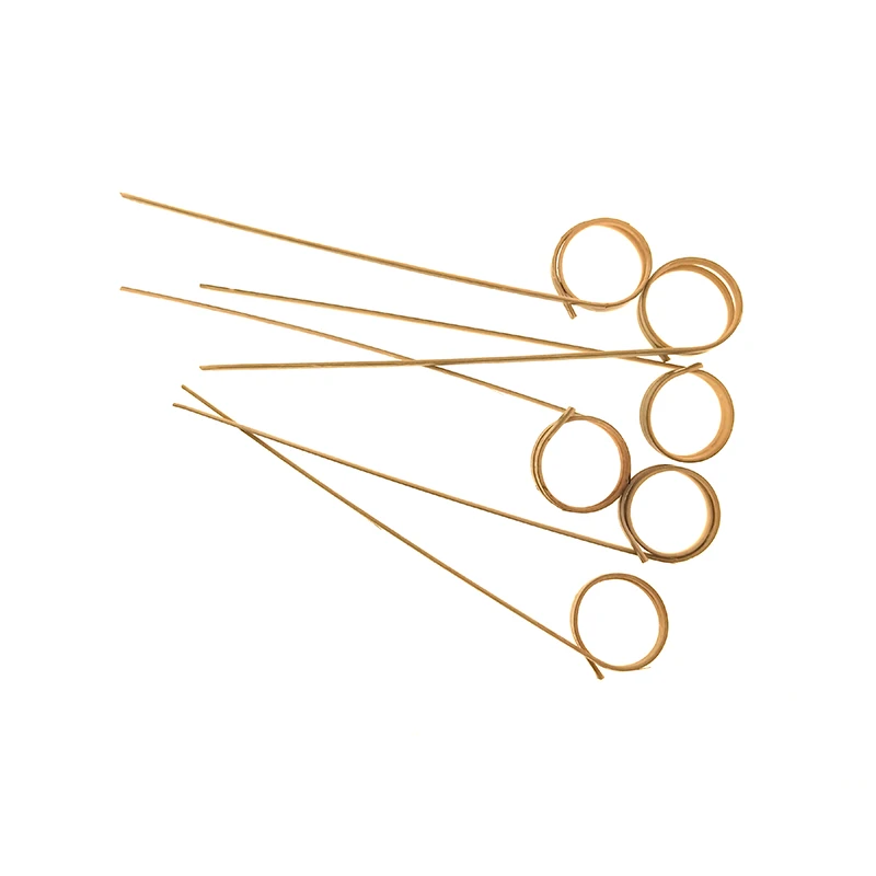 Snack Stick High Quality Compostable Disposable Skewers TOOLS Bamboo 12 Per Kit Fruit Pick Wooden Round Shape Not Coated