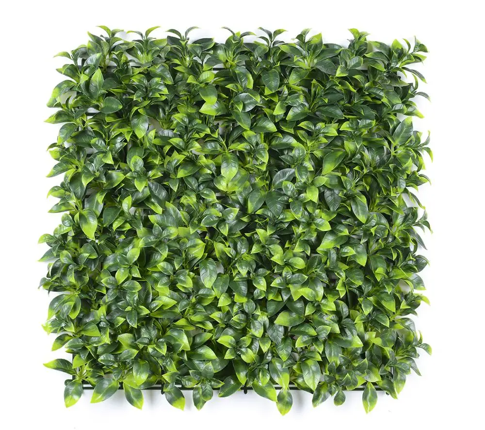 Fashion decorate UV protected outdoor artificial grass plant wall panel 50x50 100x100 cm