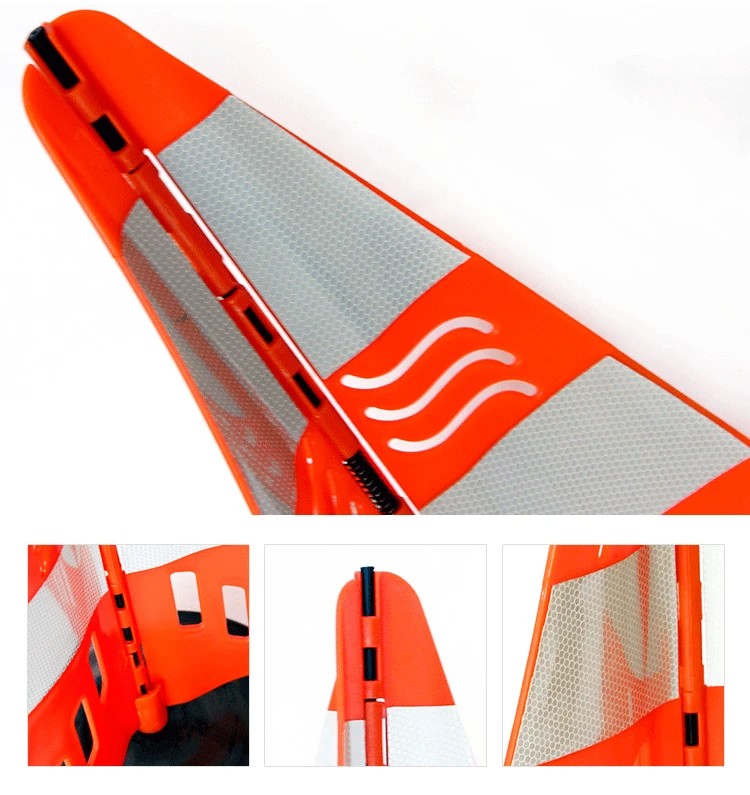 JESSUBOND 710 мм 28 дюймов высокий поворотный плоский светофор Пирамида резиновый базовый конус