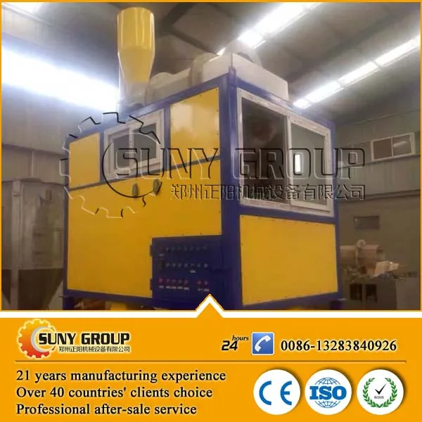 Italy technology mixed plastic PET PVC electrostatic separator/plastic sorting machine