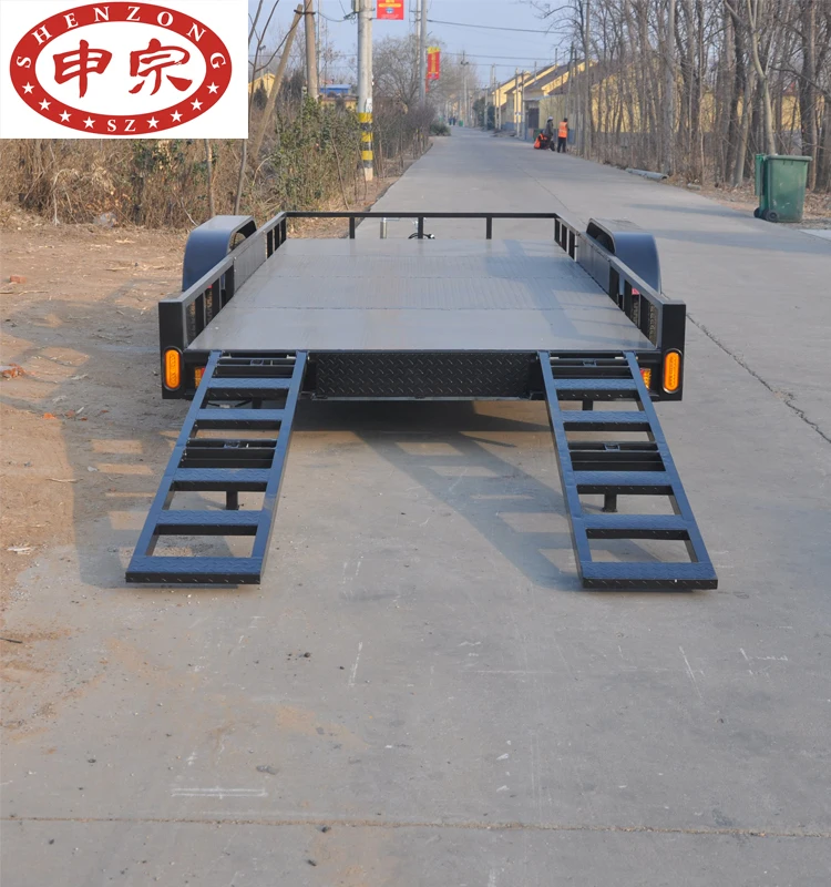 3.5 ton trailer axle brake kit tandem axle car carring trailer with ramp