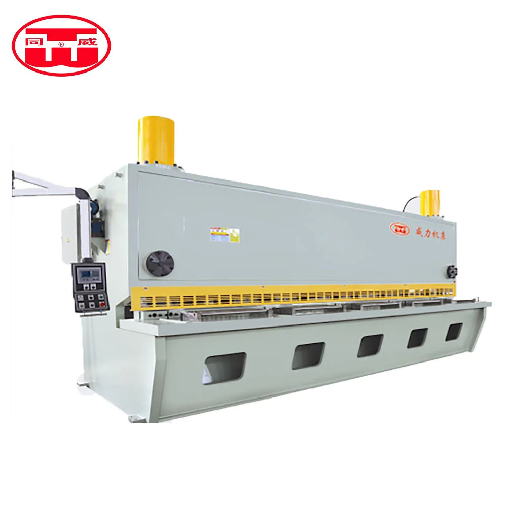 Best Factory  QC11Y-16x6000 Fully Automatic E21 system metal sheet cutting guillotine shear machine