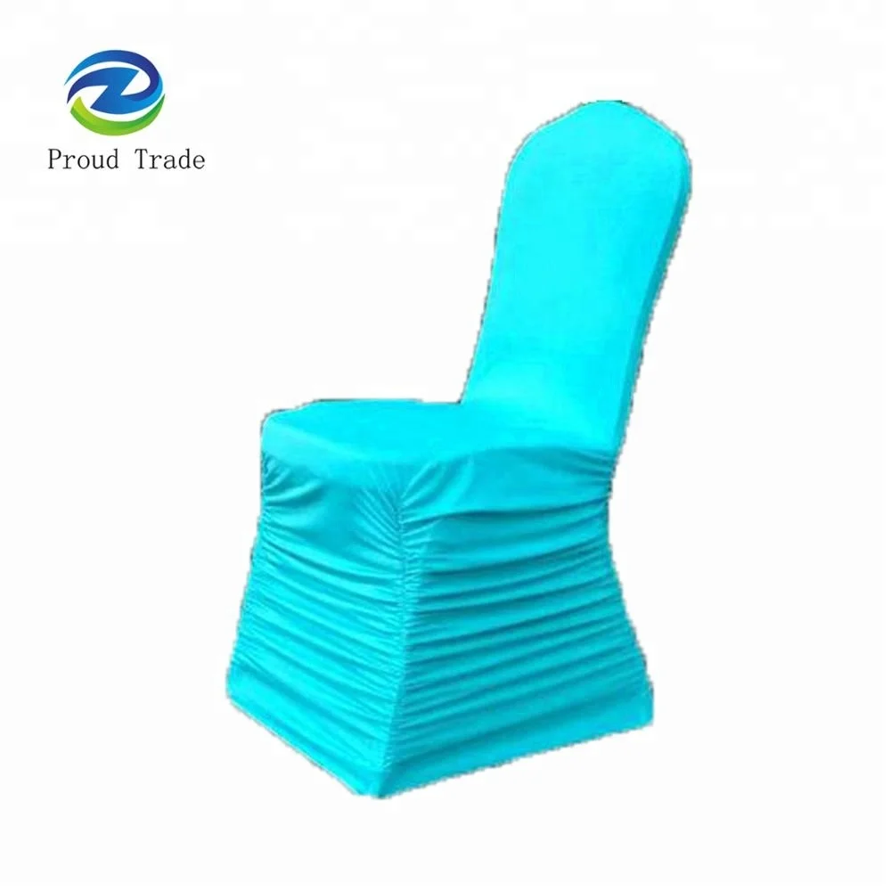 Gorgeous banquet swag back chair cover with factory price