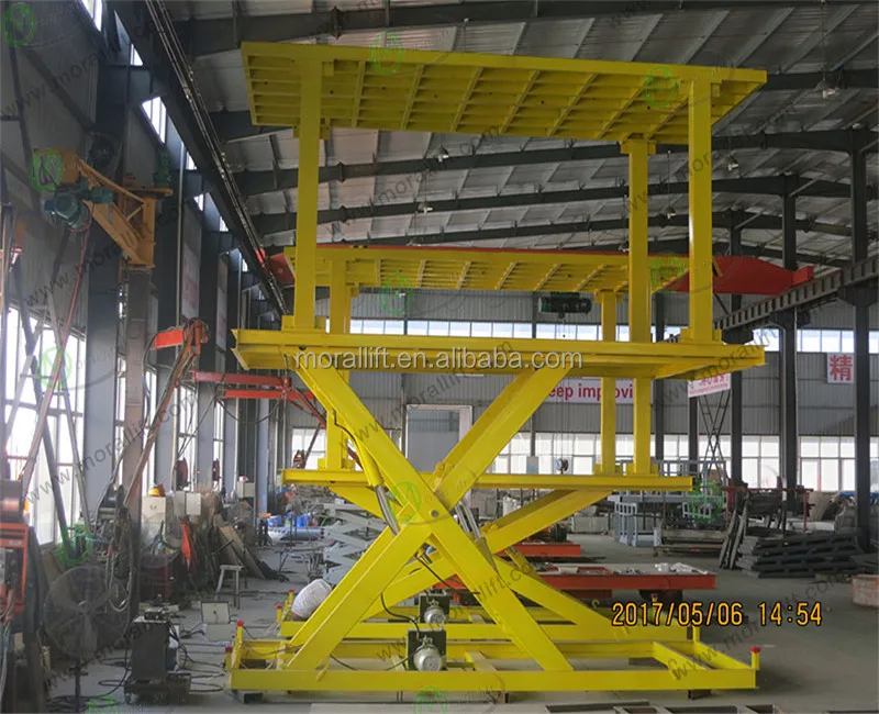 CE Low Cost Vertical four post two floor Car parking Lift