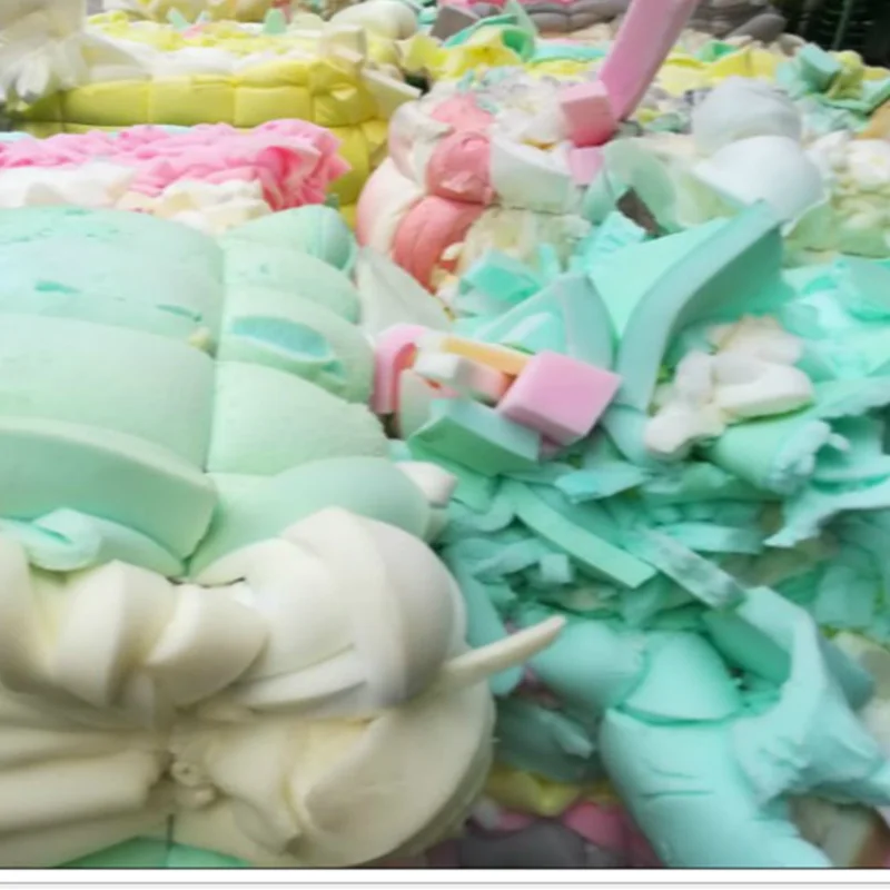 100% clean and dry foam waste PU scrap foam in bales