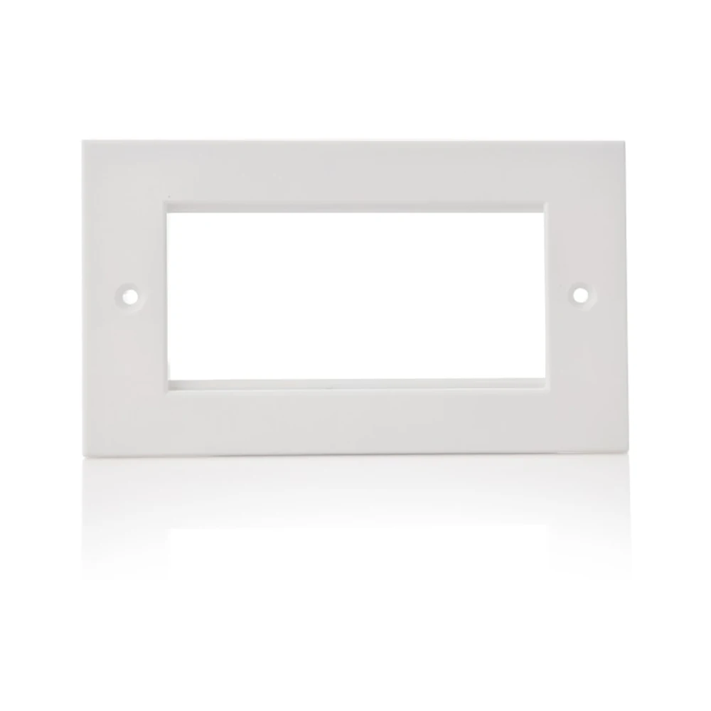 UK Type 2 Port Square Network Module Rj45 Rj11 Fiber Optic Faceplate Jbfp25-2--b-faceplate Rj45 UK Face Plate 86x86mm CN;ZHE