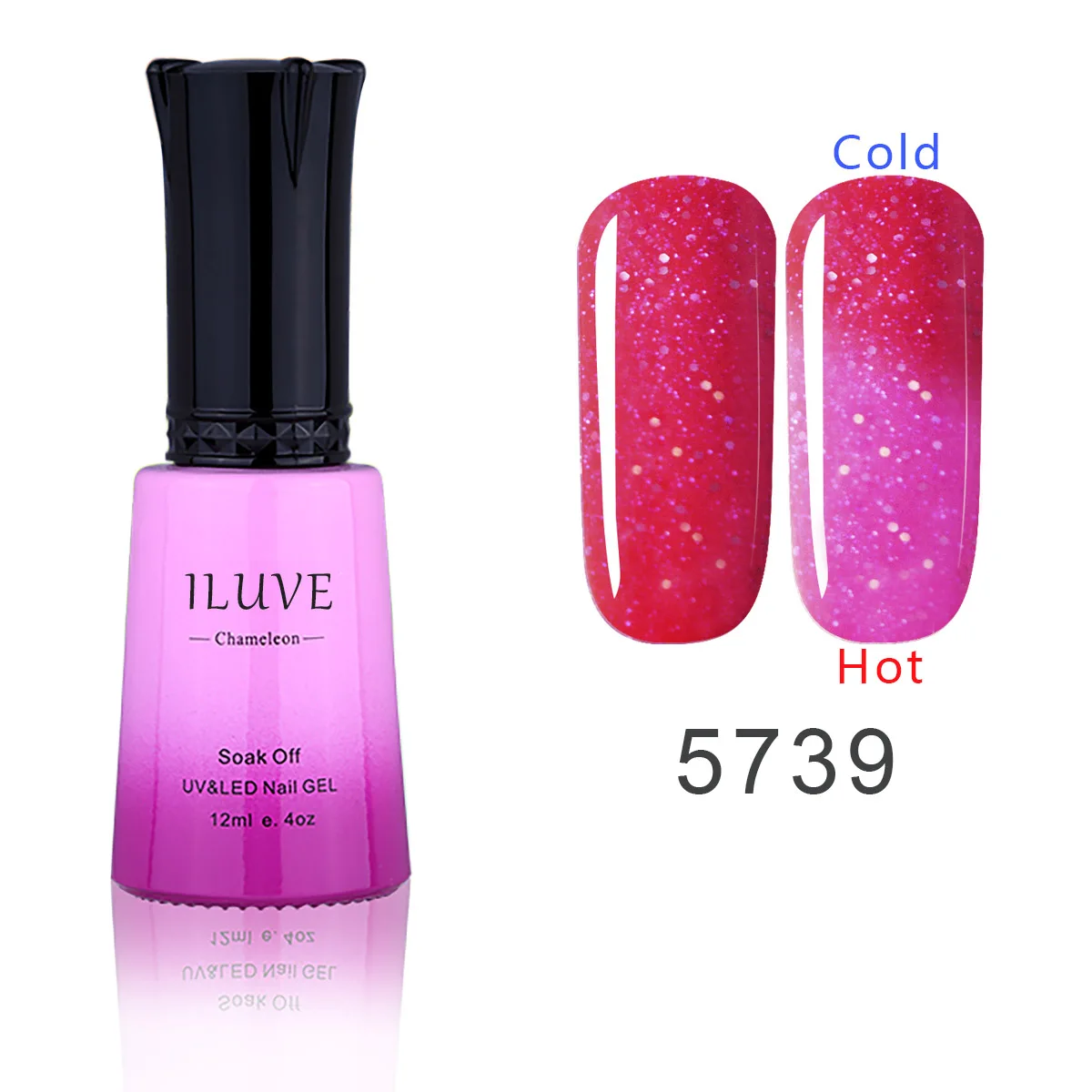 iLuve Fashion Shinny Nail Gel Temperature Change Chemeleon Soak Off Polish UV LED Gel Nail Enamel