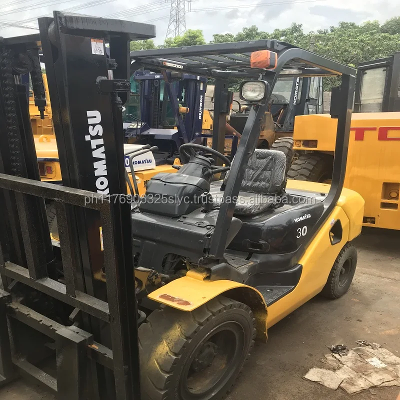 Used Japan Komatsu 3ton forklift Komatsu FD30 Diesel Lifting truck