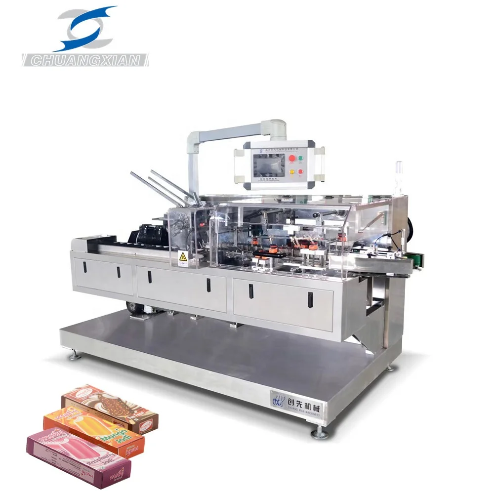 High Speed Carton Packaging Machine for Ice Cream Wenzhou Manufacturer