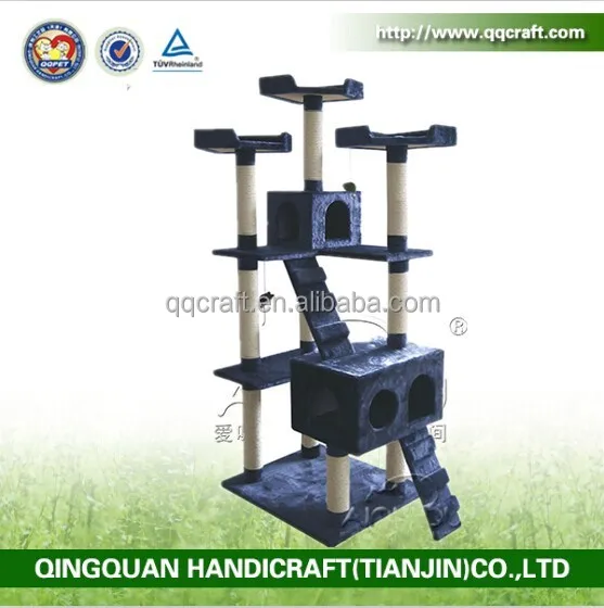 qqpet wholesale cat climbing rope ladder & sisal rope ladders for sale & cat tree climbing ladders