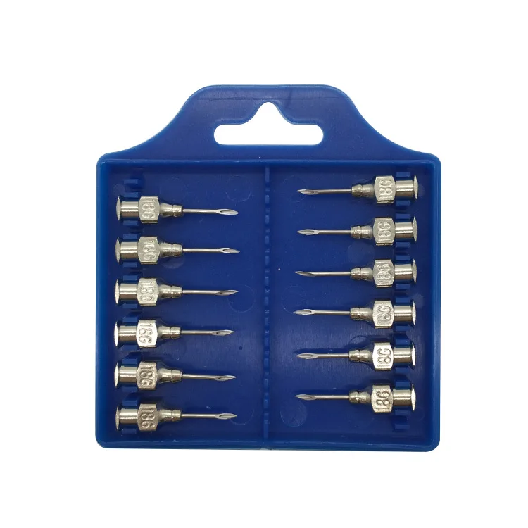 good quality metal reusable hypodermic needle veterinary needle