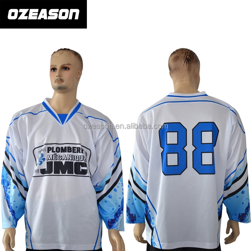 Двусторонняя дешевая пользовательская оптовая продажа пустой свитер с капюшоном для хоккея с шайбой