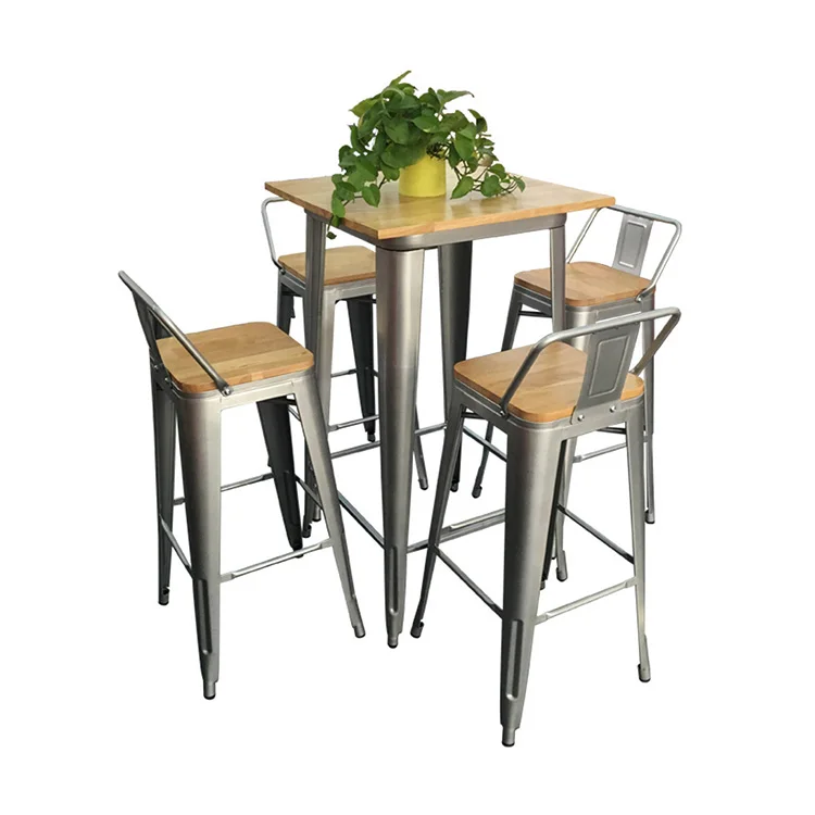New Style Iron Bar Stool bar Chair Table for Club Disco