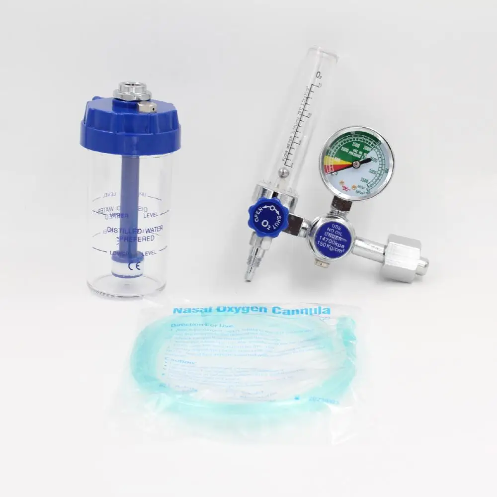 Meditech Medical Oxygen Pressure Regulator with Flow Meter