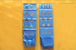 Tibetan Mongolian noble etiquette color auspicious Babao Hada