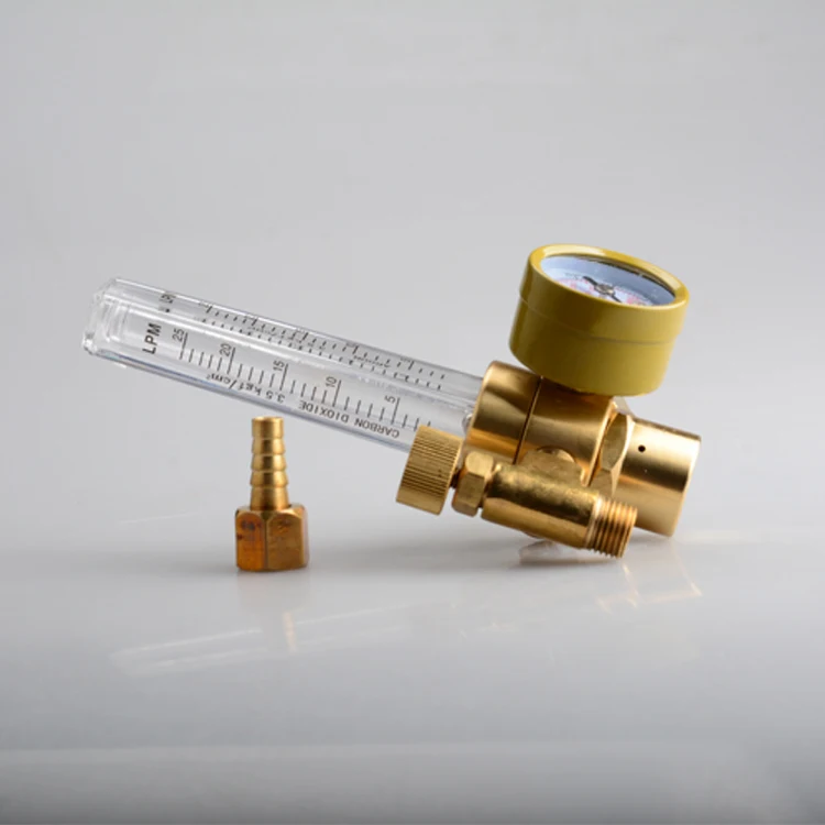 
Best selling workable price brass argon flowmeter for gas reducer 