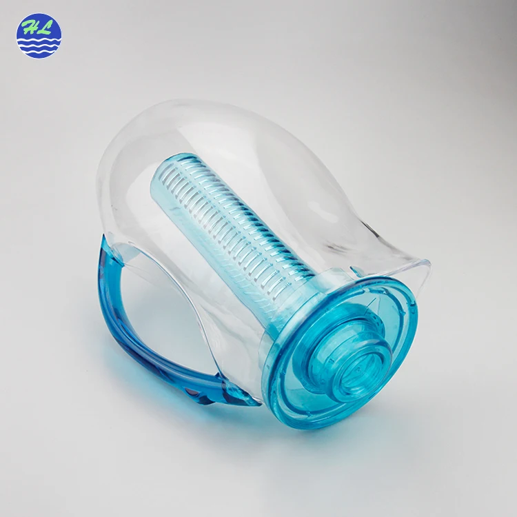 
New Invention 2.2L bpa free plastic juicer fruit infuser water bottle with storage 