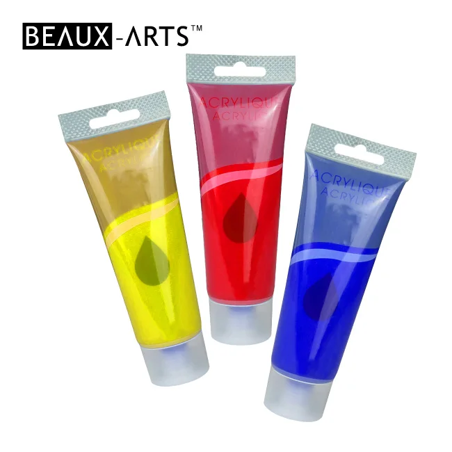 75ml NON-TOXIC Plastic Tube Acrylic Paint