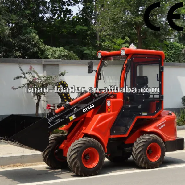 горячей продаёа погрузчиков dy840 сад машины фронтальный погрузчик трактор