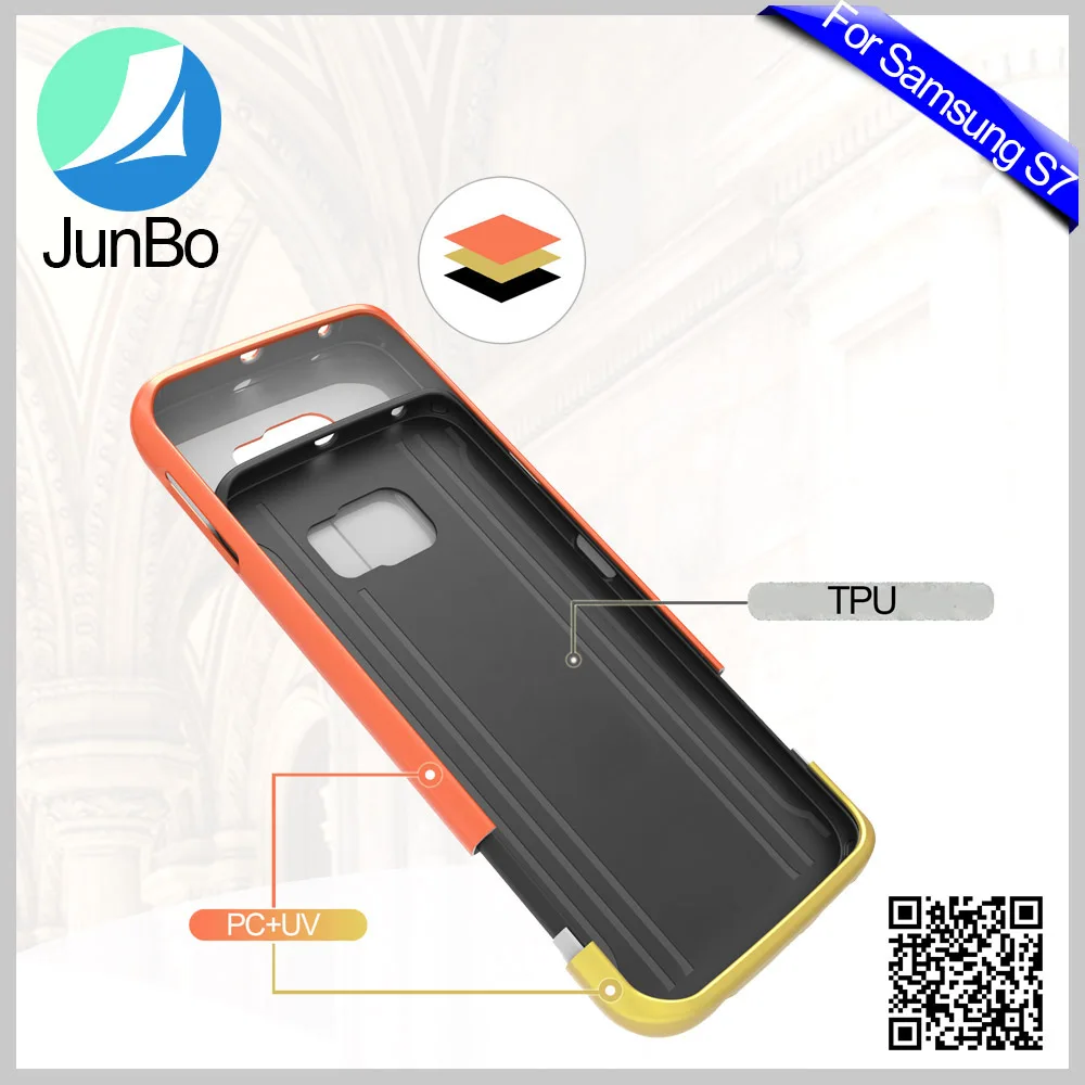 Alibaba Оптовая Новые Продукты Прибытия ТПУ + PC Слайд Задняя Крышка Крышка Для Samsung Galaxy S7