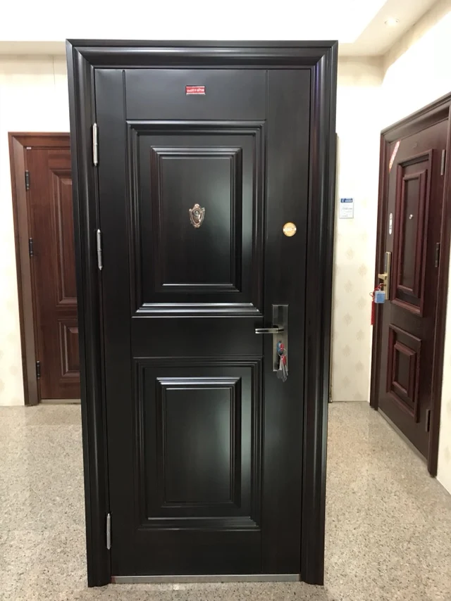 Modern single interior  bulletproof steel door plain white bedroom door for sale high quality