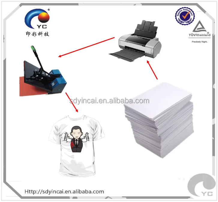 A4 свет для струйной печати татуировки для футболка теплопередача